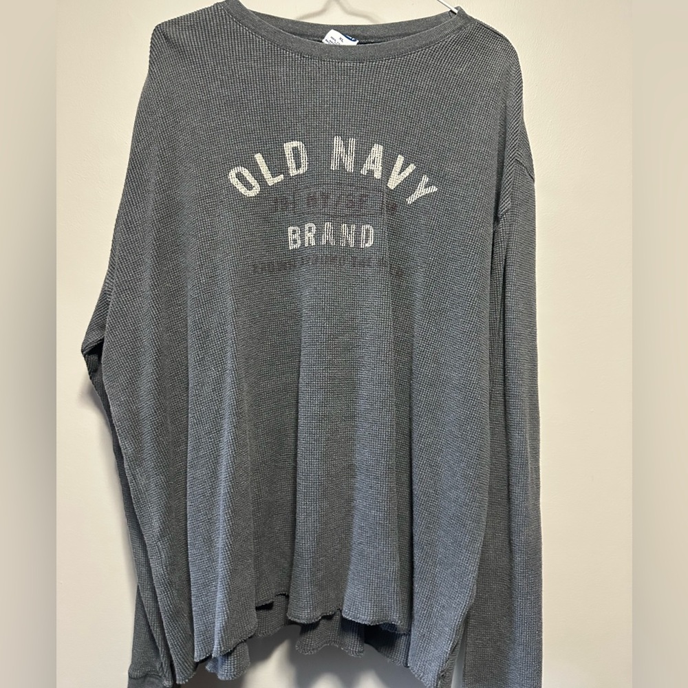 Old Navy Charcoal Long Sleeve Top